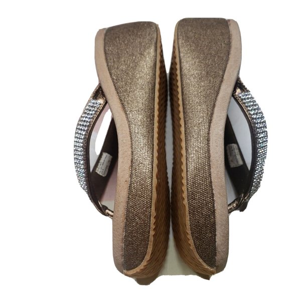 Volatile Tanorama Wedge Platform Flip Flop Sandals size 6 - Picture 3 of 11